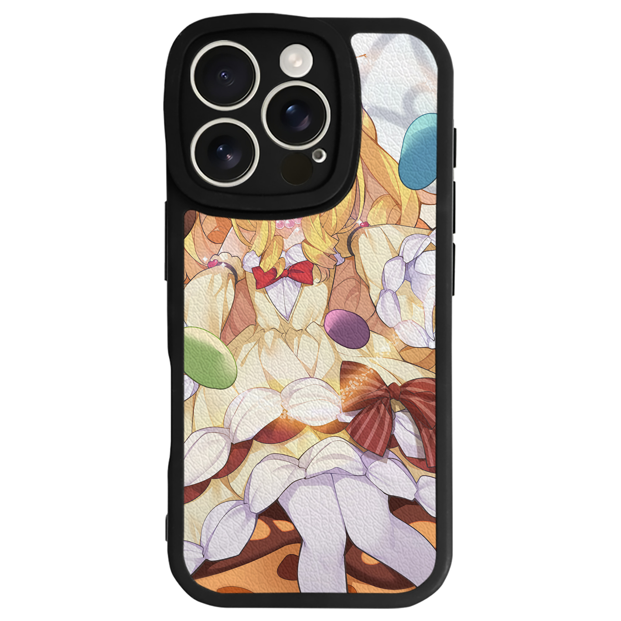 （画像用） 遊☆戯☆王 Yu-Gi-Oh! 【iPhone 16シリーズ対応】シリコンスマホケース（レザー調） 材質：シリコン